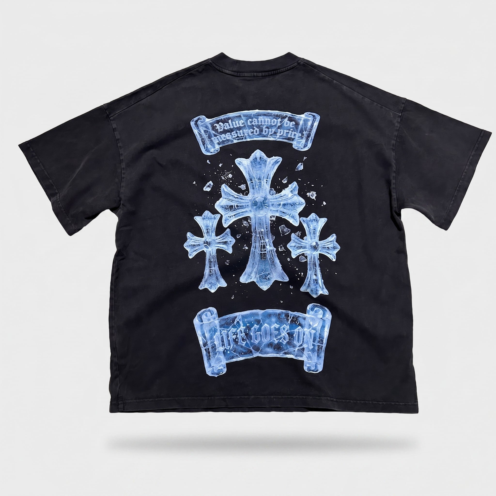 Ice Cross Graphic Print T-Shirt | The Korean Fashion