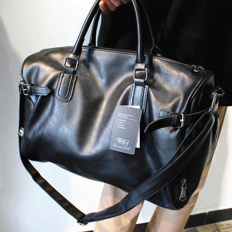 ミュージシャン CDL TOKYO Faux Leather Travel Bag Large Faux Leather Travel Bag | The Korean Fashion