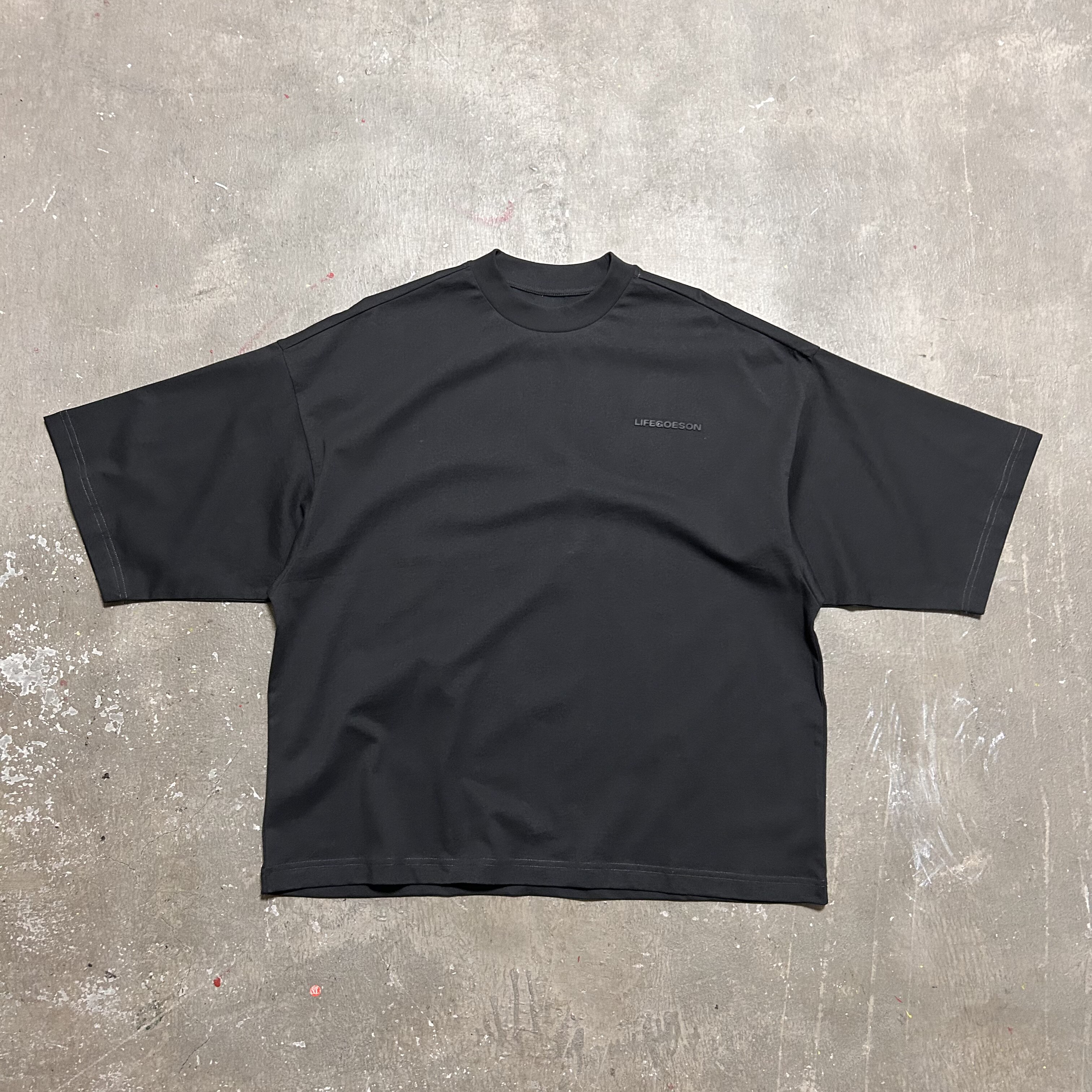 Mock Neck Half Sleeve T-Shirt | The Korean Fashion