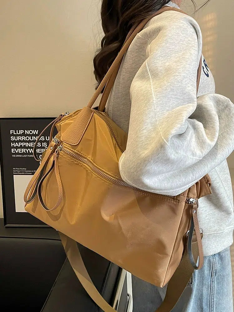 Multi-use Nylon Shoulder Tote Bag | The Korean Fashion