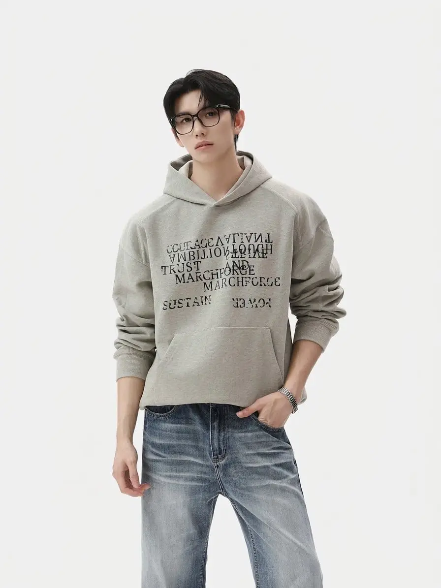 Distressed Washed Zip-Up Hoodie | The Korean Fashion