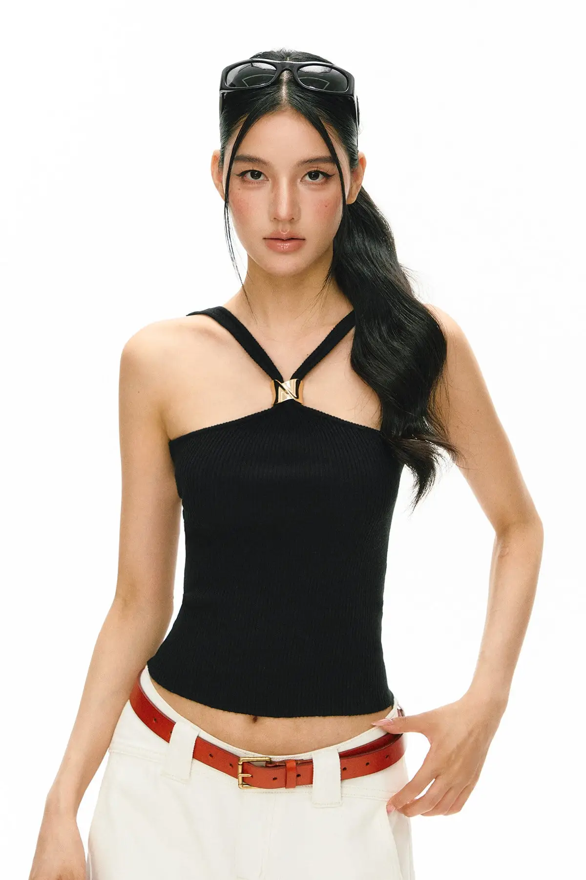 Vintage Embroidered Camisole Top | The Korean Fashion