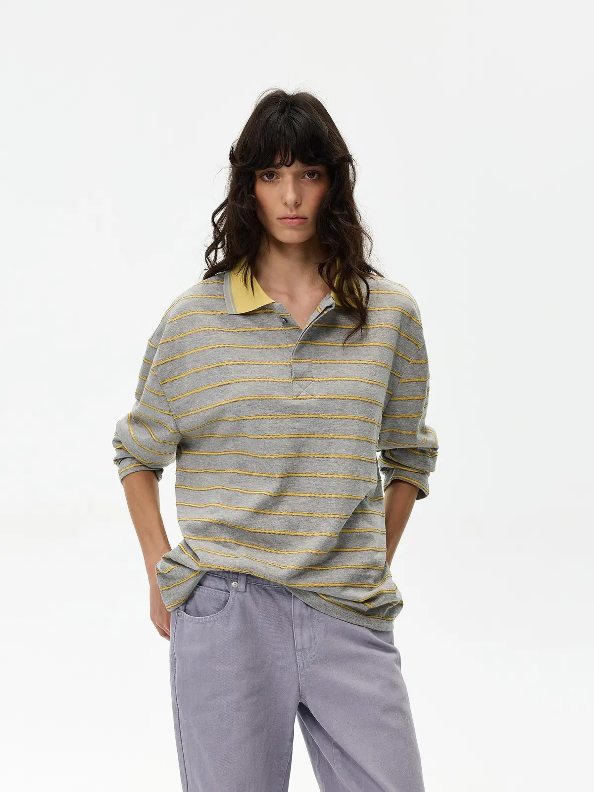 Mesh Knit Polo Shirt | The Korean Fashion