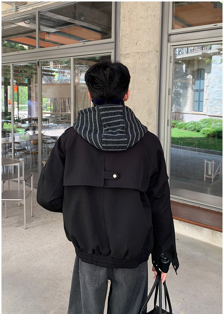 Stand Collar Zipper Coach Jacket | The Korean Fashion