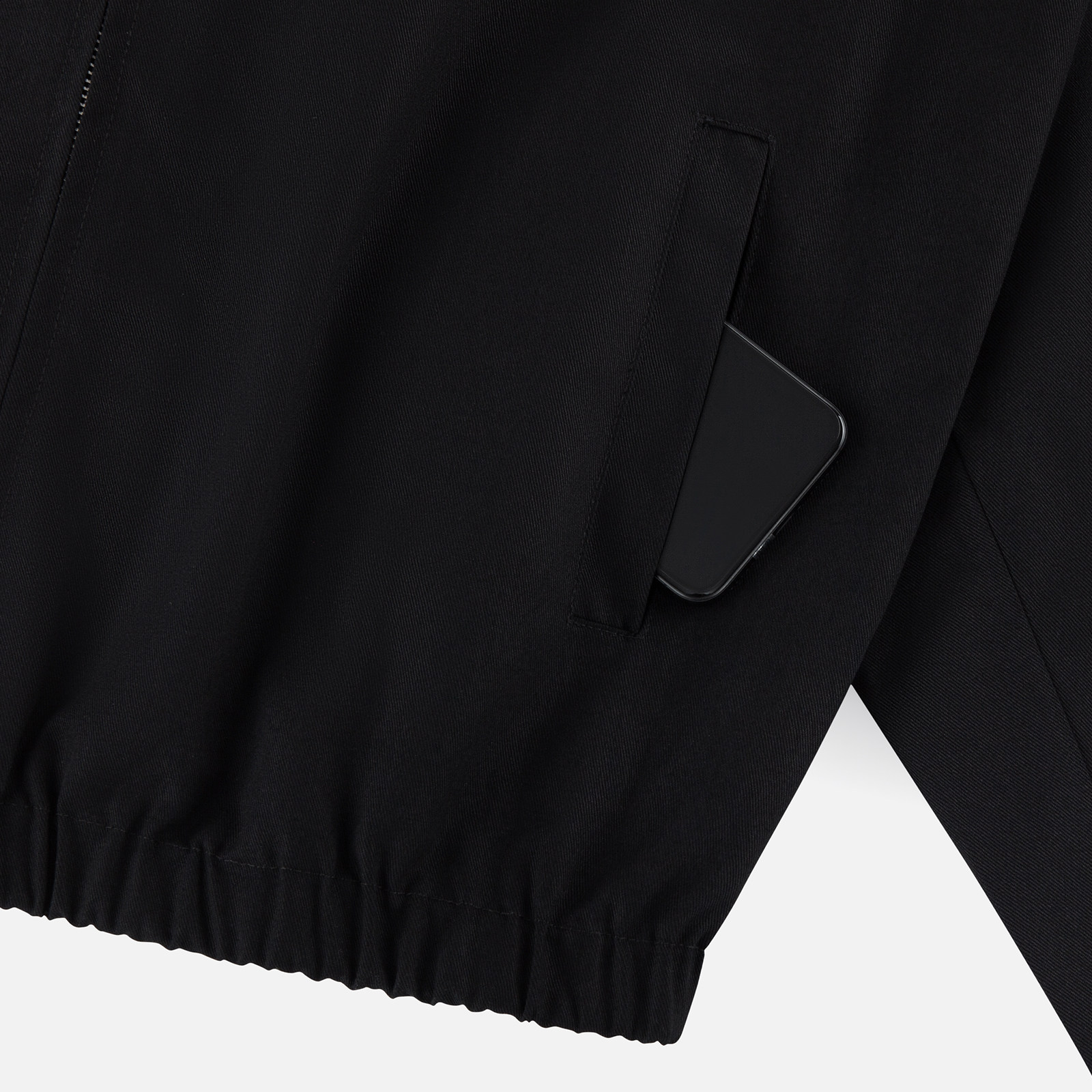 Zip-Up Stand Collar Jacket | The Korean Fashion
